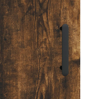 Wall Mounted Cabinets 2 pcs Smoked Oak 69.5x34x90 cm
