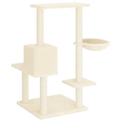 Cat Tree with Sisal Scratching Posts Cream 95 cm