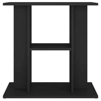 Aquarium Stand Black 60x30x60 cm Engineered Wood