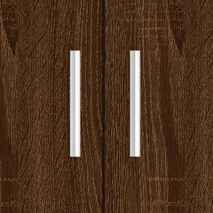 Aquarium Stand Brown Oak 81x36x73 cm Engineered Wood