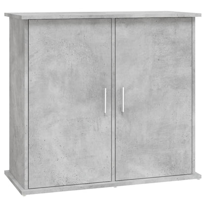 Aquarium Stand Concrete Grey 81x36x73 cm Engineered Wood