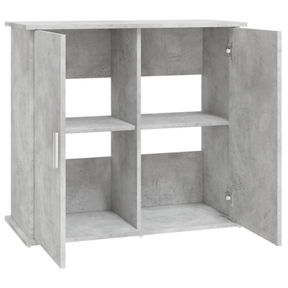 Aquarium Stand Concrete Grey 81x36x73 cm Engineered Wood