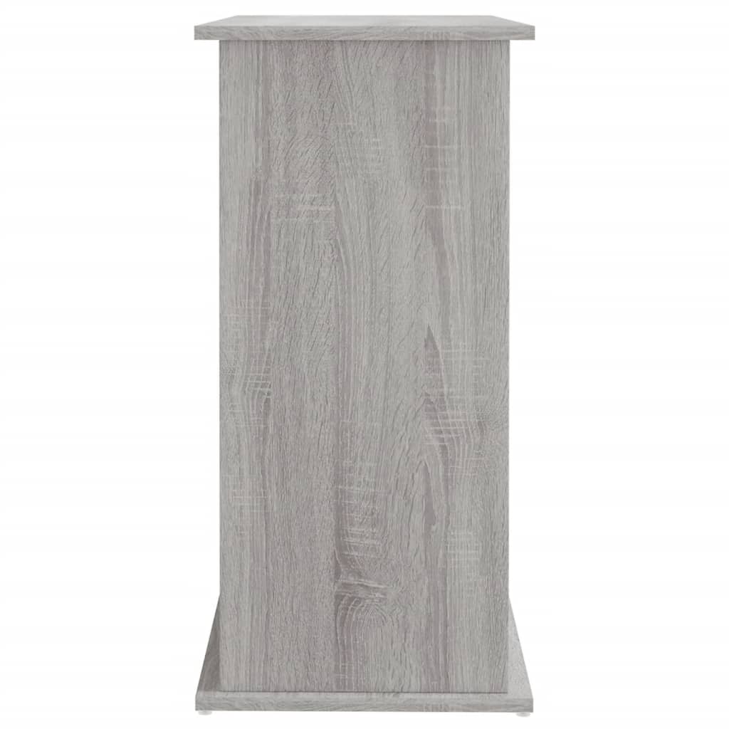 Aquarium Stand Grey Sonoma 81x36x73 cm Engineered Wood