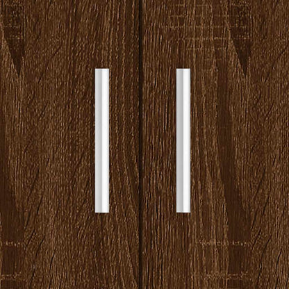 Aquarium Stand Brown Oak 81x36x73 cm Engineered Wood