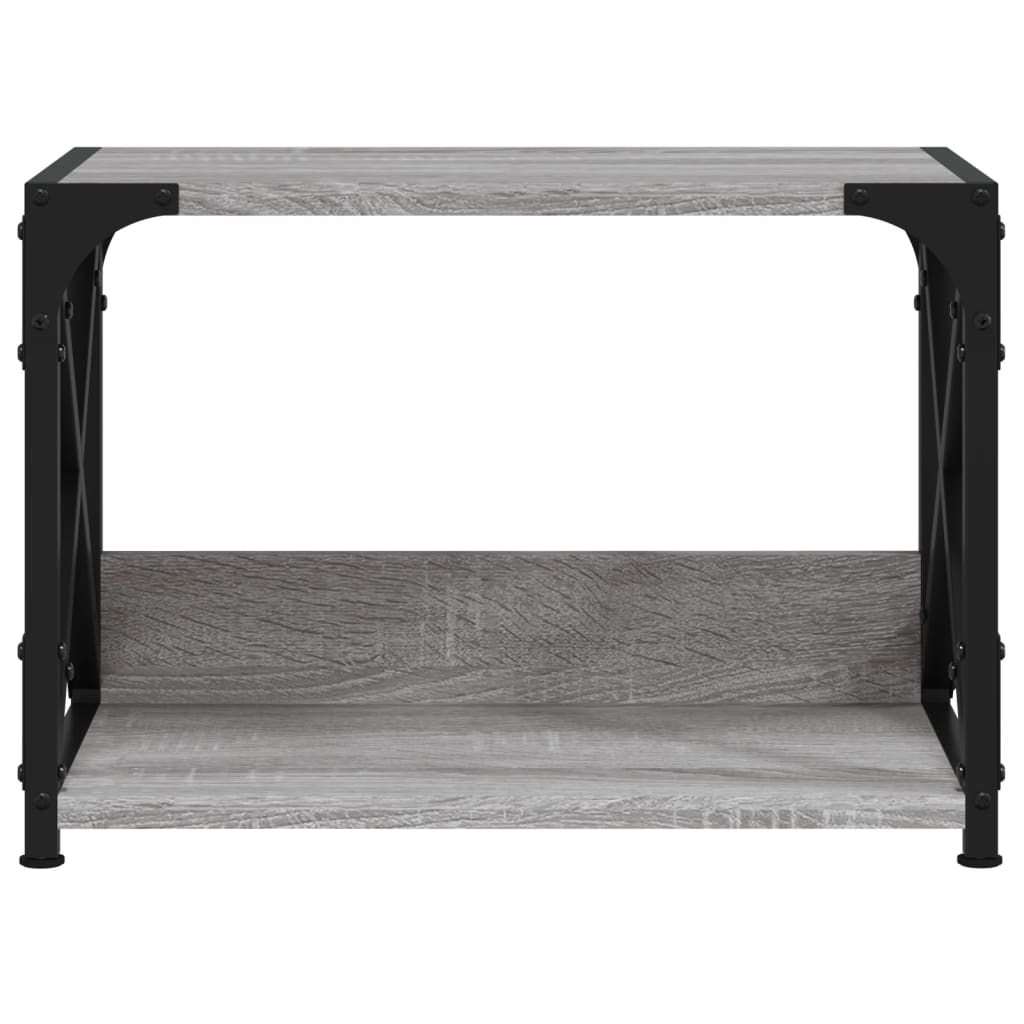 Printer Stand 2-Tier Grey Sonoma 44x26x31.5 cm Engineered Wood