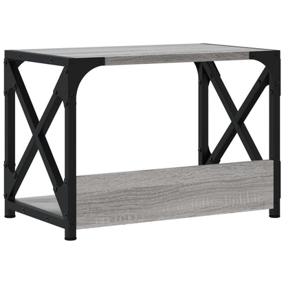 Printer Stand 2-Tier Grey Sonoma 44x26x31.5 cm Engineered Wood