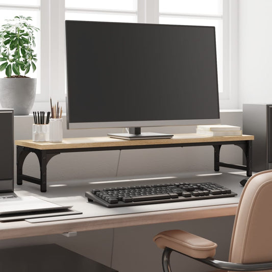 Monitor Stand Sonoma Oak 85x23x15.5 cm Engineered Wood