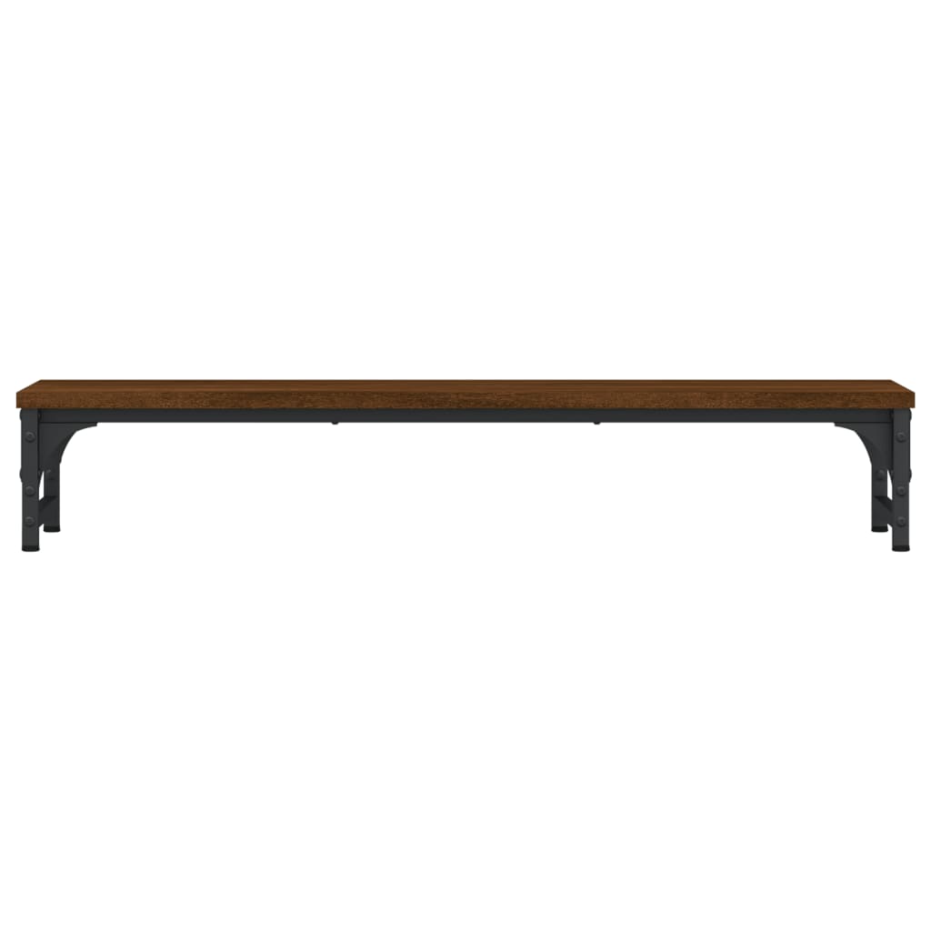Monitor Stand Brown Oak 85x23x15.5 cm Engineered Wood