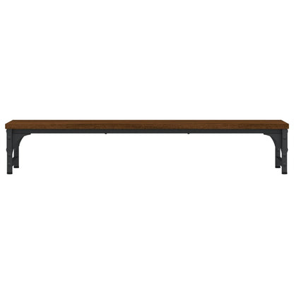 Monitor Stand Brown Oak 85x23x15.5 cm Engineered Wood