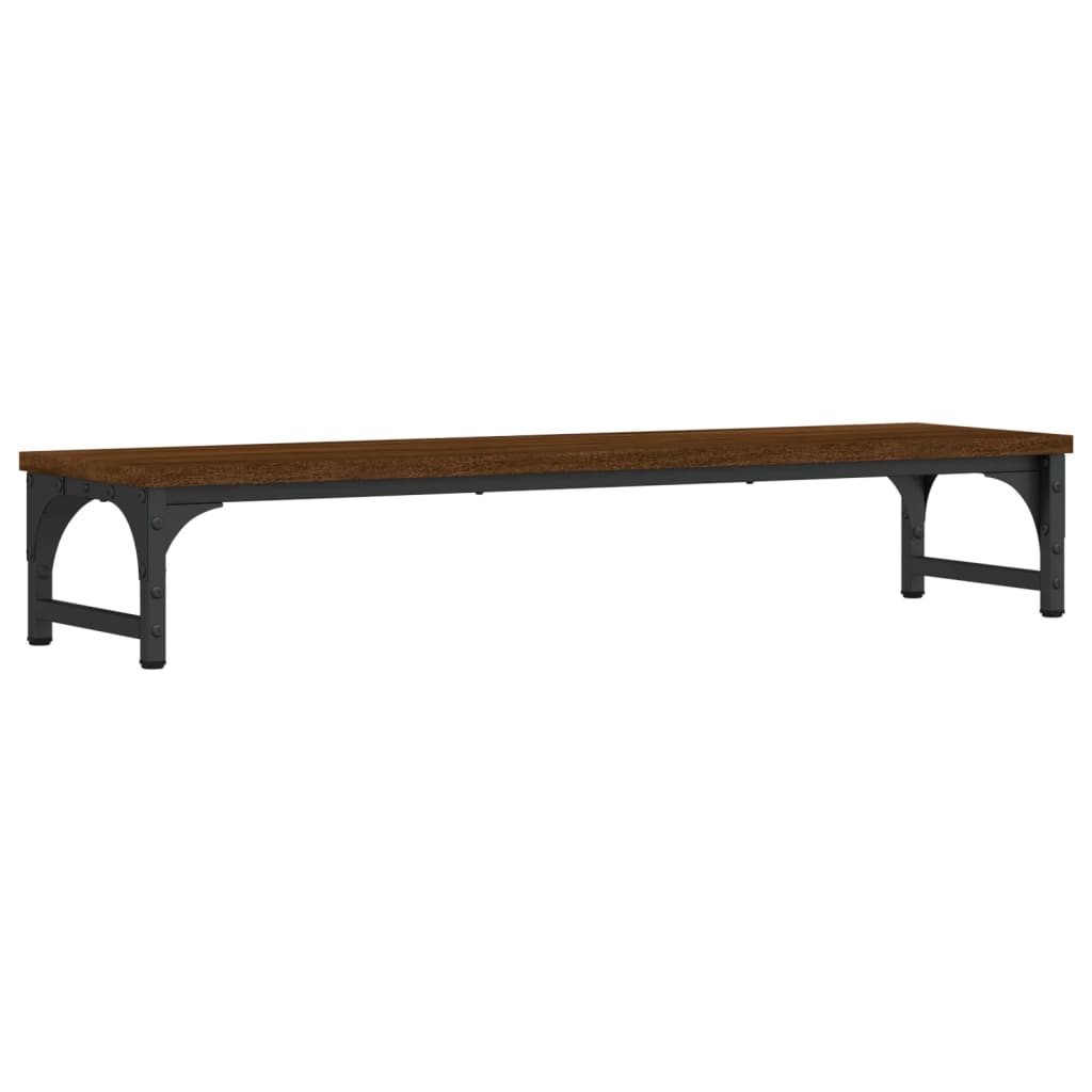 Monitor Stand Brown Oak 85x23x15.5 cm Engineered Wood