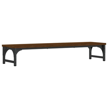 Monitor Stand Brown Oak 85x23x15.5 cm Engineered Wood