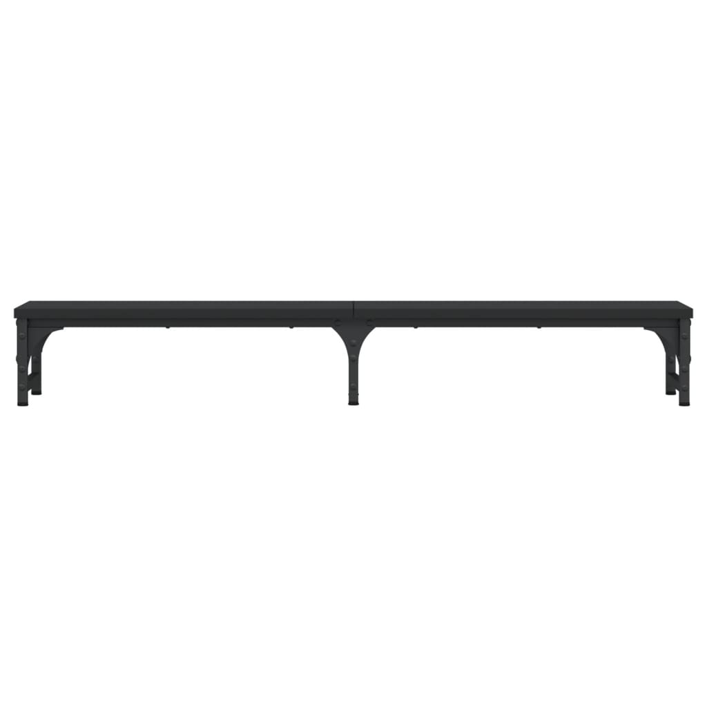 Monitor Stand Black 105x23x15.5 cm Engineered Wood