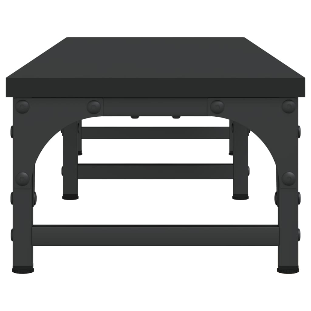 Monitor Stand Black 105x23x15.5 cm Engineered Wood