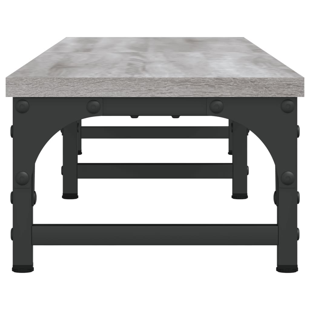 Monitor Stand Grey Sonoma 105x23x15.5 cm Engineered Wood