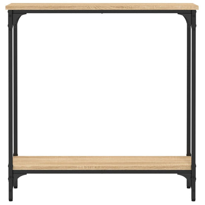 Console Table Sonoma Oak 75x22.5x75 cm Engineered Wood