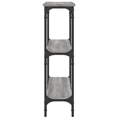 Console Table Grey Sonoma 75x22.5x75 cm Engineered Wood
