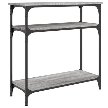 Console Table Grey Sonoma 75x29x75 cm Engineered Wood