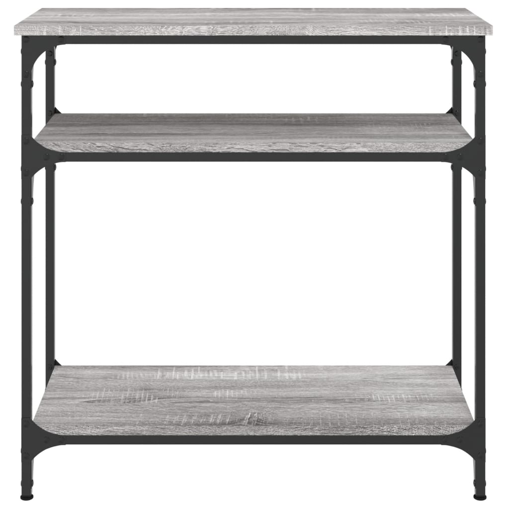 Console Table Grey Sonoma 75x29x75 cm Engineered Wood