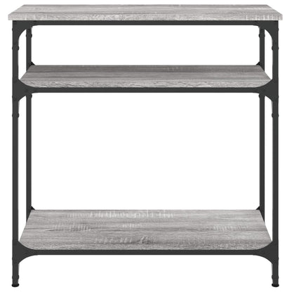 Console Table Grey Sonoma 75x29x75 cm Engineered Wood