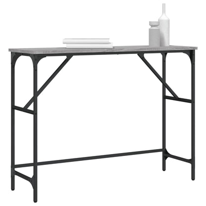 Console Table Grey Sonoma 100x32x75 cm Engineered Wood