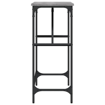 Console Table Grey Sonoma 100x32x75 cm Engineered Wood