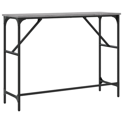 Console Table Grey Sonoma 100x32x75 cm Engineered Wood