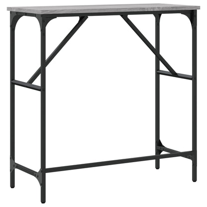 Console Table Grey Sonoma 75x32x75 cm Engineered Wood