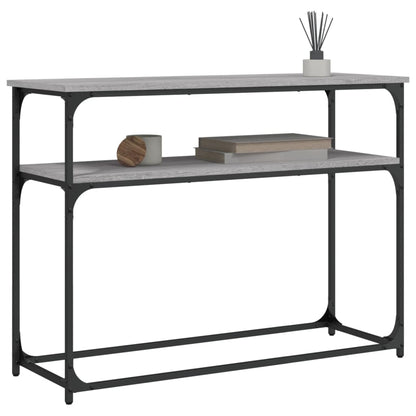 Console Table Grey Sonoma 100x35.5x75 cm Engineered Wood