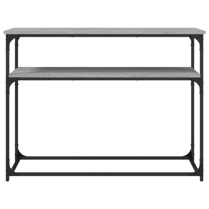 Console Table Grey Sonoma 100x35.5x75 cm Engineered Wood