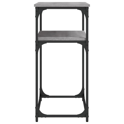 Console Table Grey Sonoma 100x35.5x75 cm Engineered Wood