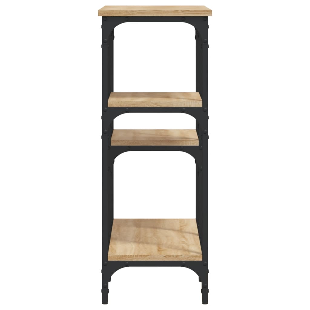 Console Table Sonoma Oak 80x29x75 cm Engineered Wood