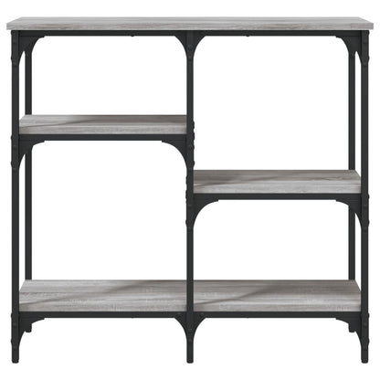 Console Table Grey Sonoma 80x29x75 cm Engineered Wood