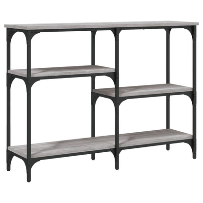 Console Table Grey Sonoma 102x29x75 cm Engineered Wood