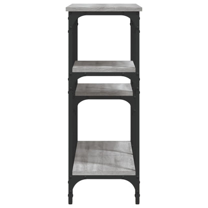 Console Table Grey Sonoma 102x29x75 cm Engineered Wood