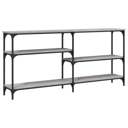 Console Table Grey Sonoma 160x29x75 cm Engineered Wood