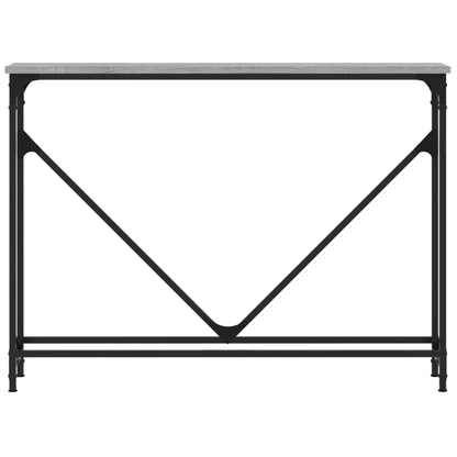 Console Table Grey Sonoma 102x22.5x75 cm Engineered Wood