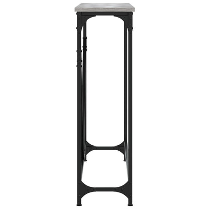 Console Table Grey Sonoma 102x22.5x75 cm Engineered Wood