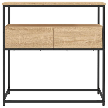 Console Table Sonoma Oak 75x40x75 cm Engineered Wood