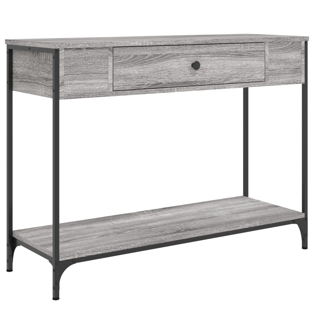 Console Table Grey Sonoma 100x34.5x75 cm Engineered Wood