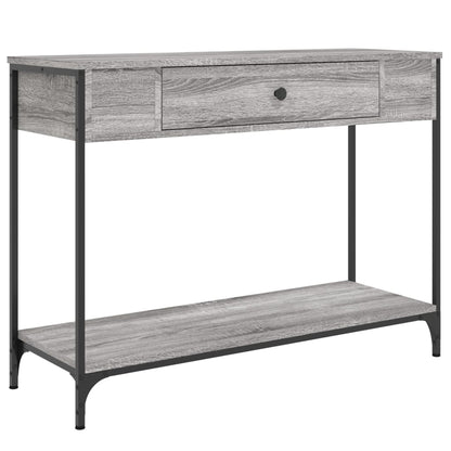 Console Table Grey Sonoma 100x34.5x75 cm Engineered Wood
