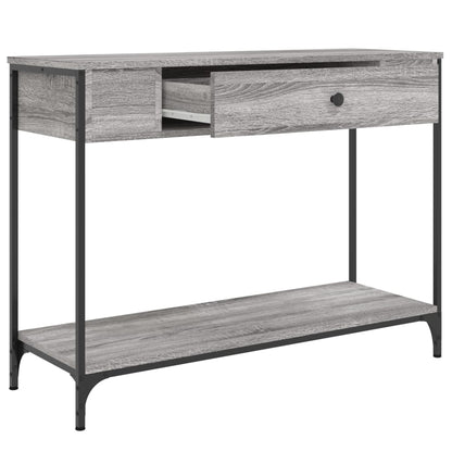 Console Table Grey Sonoma 100x34.5x75 cm Engineered Wood