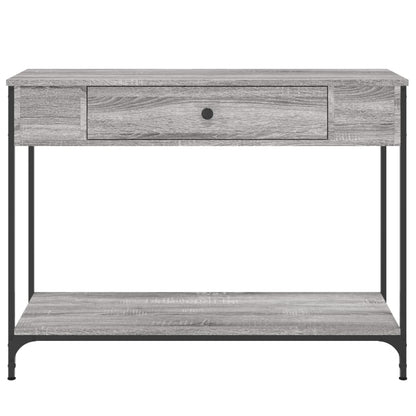 Console Table Grey Sonoma 100x34.5x75 cm Engineered Wood