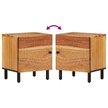 Bedside Cabinets 2 pcs 40x33x46 cm Solid Wood Acacia