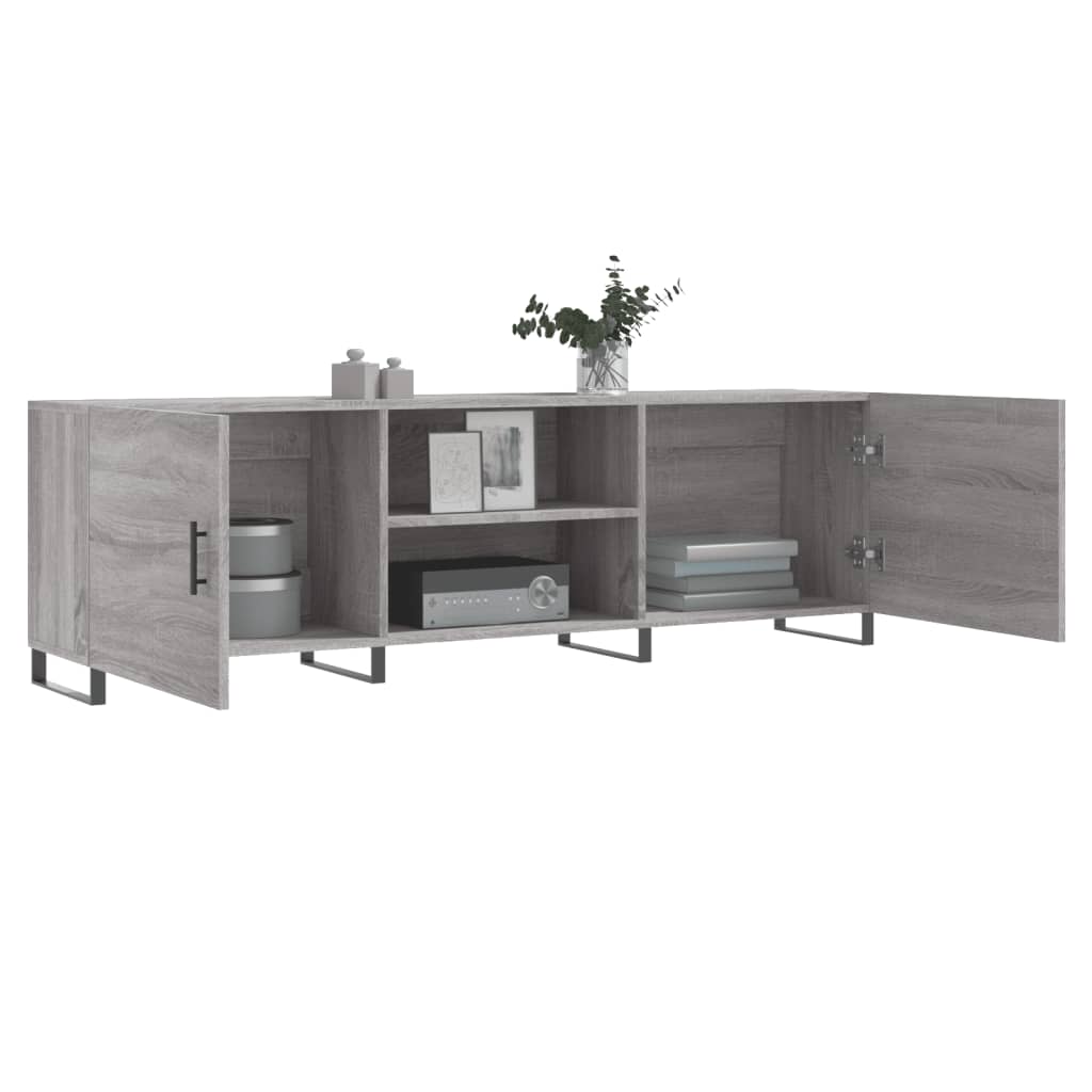 TV Cabinet Grey Sonoma 150x30x50 cm Engineered Wood