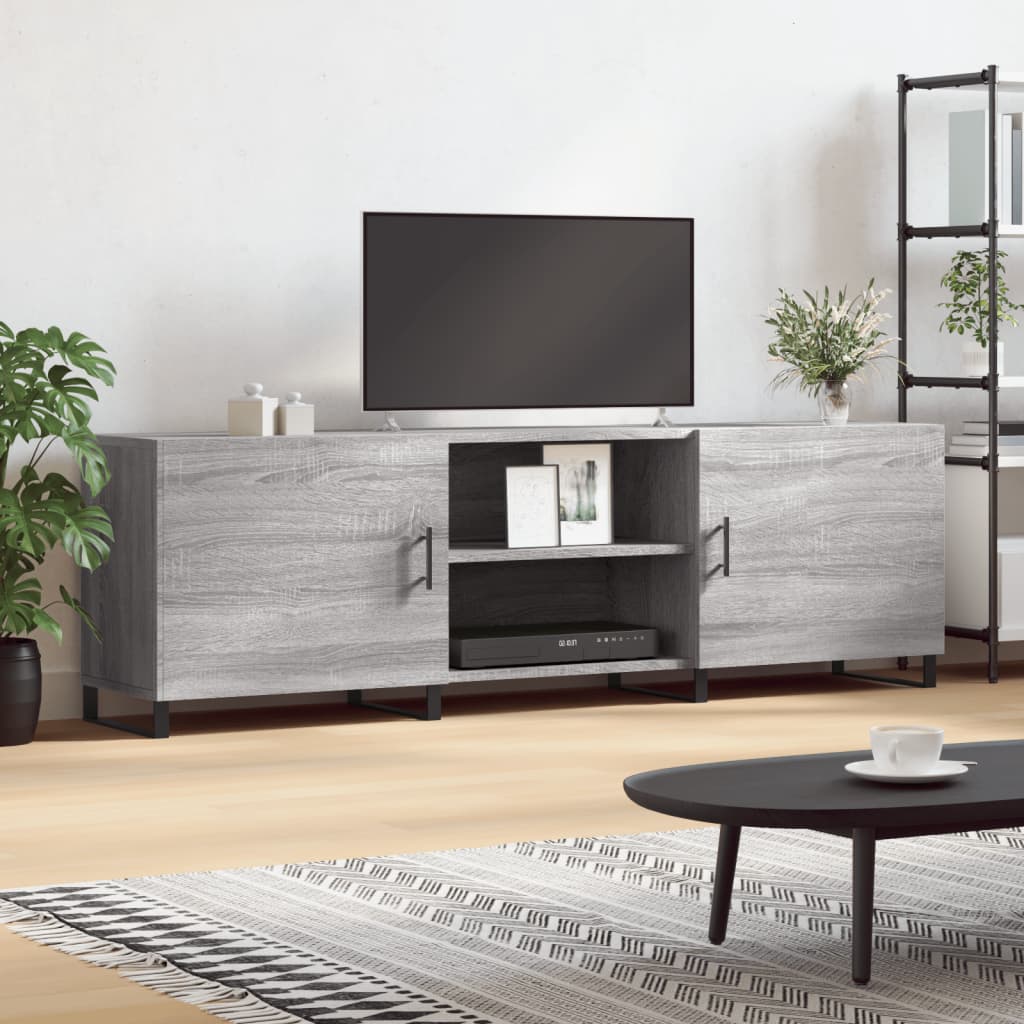TV Cabinet Grey Sonoma 150x30x50 cm Engineered Wood