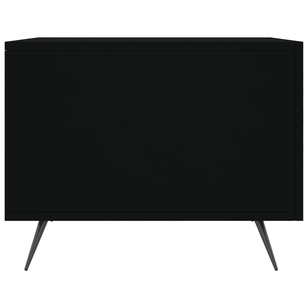 Coffee Tables 2 pcs Black 50x50x40 cm Engineered Wood