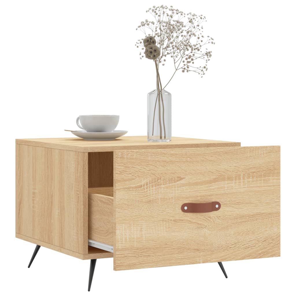 Coffee Tables 2 pcs Sonoma Oak 50x50x40 cm Engineered Wood