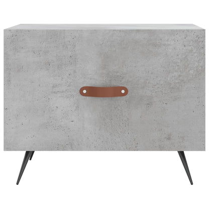 Coffee Tables 2 pcs Concrete Grey 50x50x40 cm Engineered Wood
