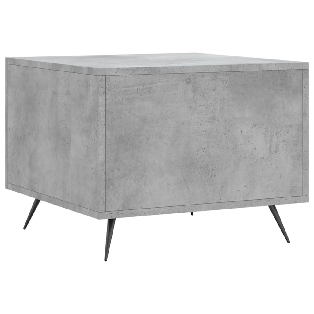 Coffee Tables 2 pcs Concrete Grey 50x50x40 cm Engineered Wood