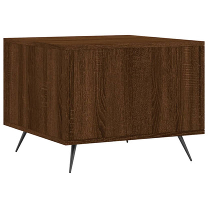 Coffee Tables 2 pcs Brown Oak 50x50x40 cm Engineered Wood